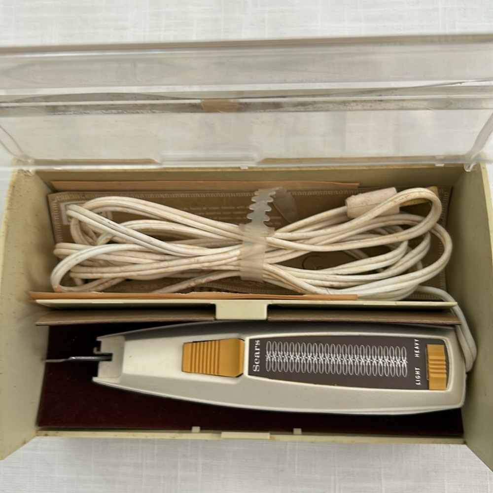 Sears Electric Scissors Vintage